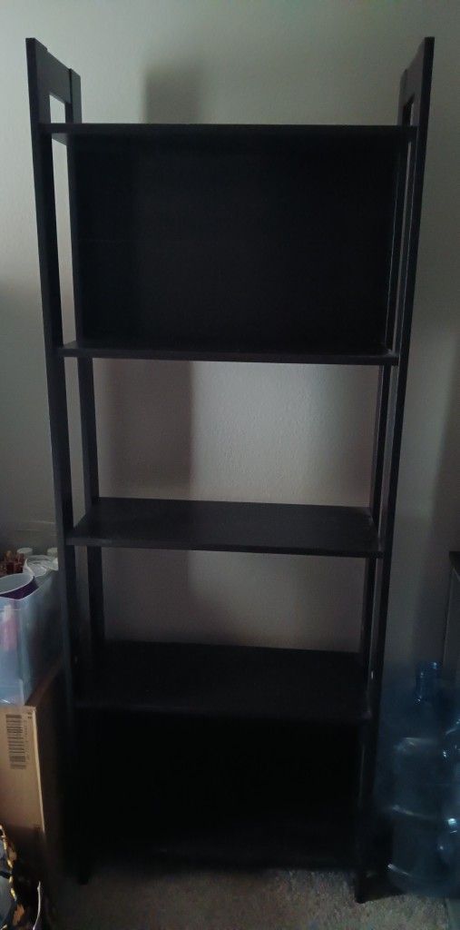 Tall Black Shelves