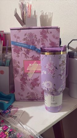 x LoveShackFancy Floral Tumbler