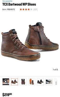 TCX DARTWOOD. MOTORCYCLE SHOES. SIZE 11.