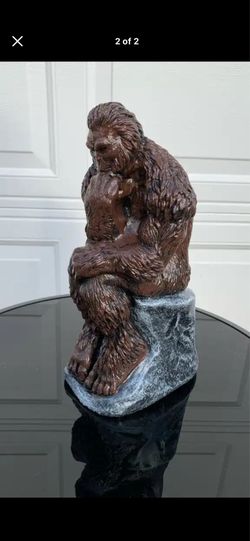 Bigfoot thinker statue