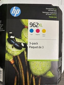 HP 962XL Ink Cartridges – 3-Pack Cyan, Magenta, Yellow