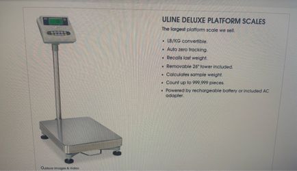 Deluxe platform scale