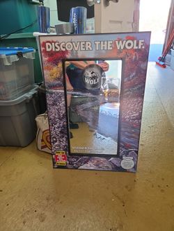 Timberwolf mirror sign