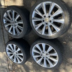 4 — 225/40r18 5x4.5 5x114.3 Alessio Chrome Camry Corolla Lexus Tacoma Civic Accord Altima G35 G37 Q50 Wheels  Rims Tires