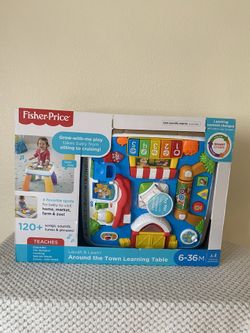 Around the town learning table