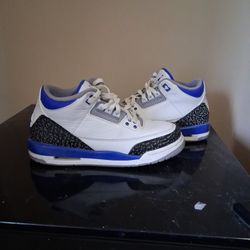 Jordan 3 Racer blue and white