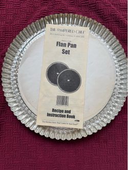 Flan pan set of two, pampered chef