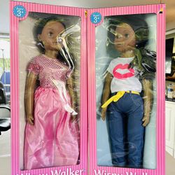 2 Wisky Walker Dolls In A Box 