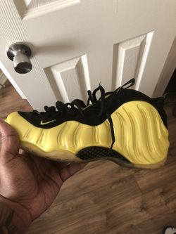 Yellow foamposites size 13