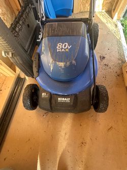 Kobalt 80v mower,