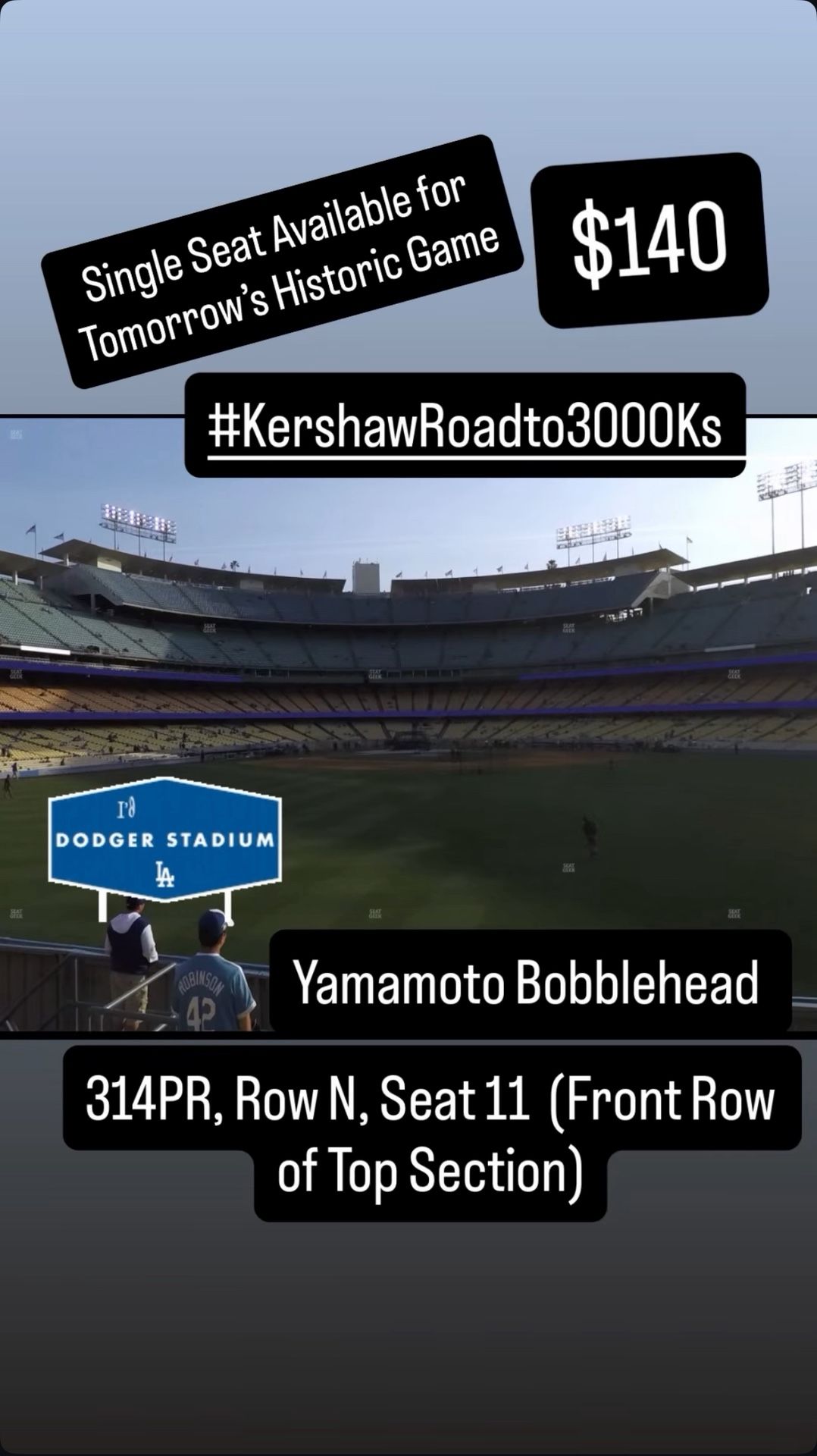Dodger Game 7/2/25