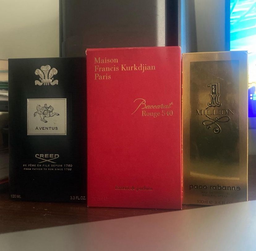 Cologne Bundle. Creed Aventus. Baccarat Rouge 540. 1 Million