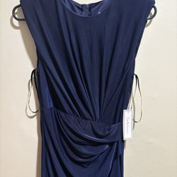 Women’s Navy Blue Sleeveless Long Dress Size 2