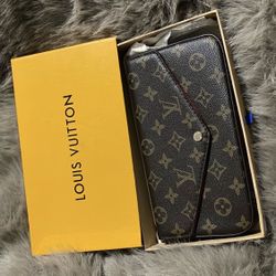 Pink And Brown Handbag 