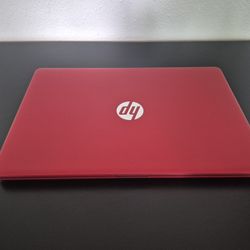 HP Red Laptop