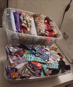 Fabric remnant crafting pieces