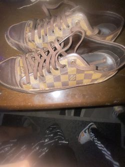 Louis vuitton luxembourg sneaker, size 10 price :175 for Sale in St. Louis,  MO - OfferUp