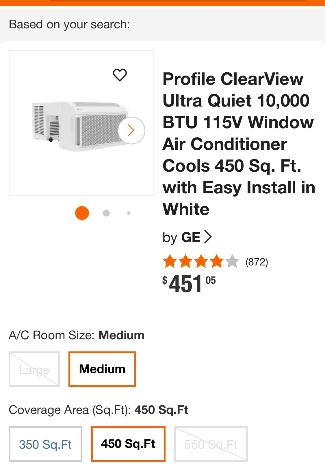 GE window Air Conditioner 