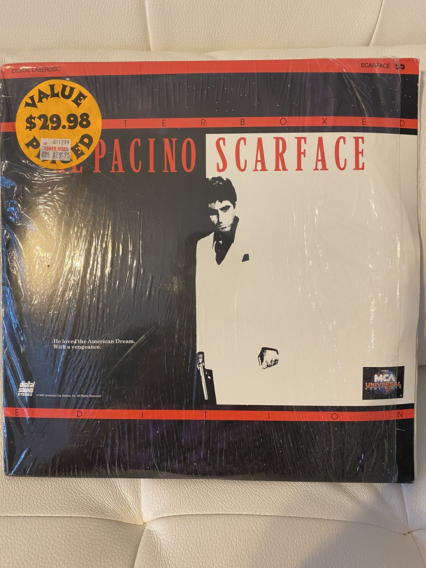 Scarface laser disc