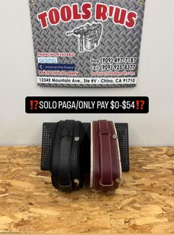 OCCIDENTAL LEATHER STRONGHOLD COMFORT BELT(EACH)**(FINANCIAMOS/WE FINANCE)**