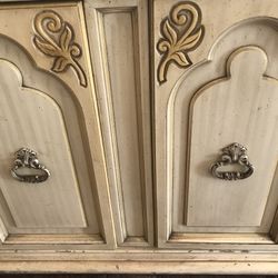 Antique  beige cabinet