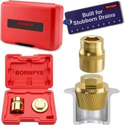 new 1.5" Tub Drain Removal Tool with 1-inch Socket, Pipe Nipple Extractor for Remove The Old, Broken, Stubborn, Rusted Drain Tub Bathtub Stopper Stron