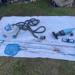 Pool Automatic Cleaner With Cleaning Supplies