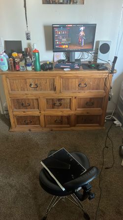 Vintage Wooden Dresser