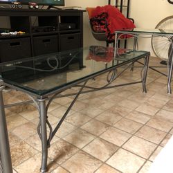 Glass Coffee And End Tables