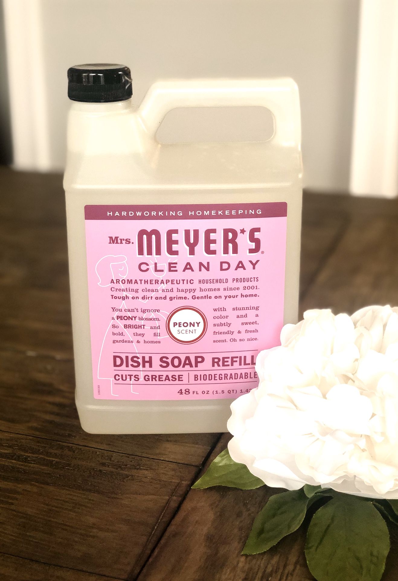 Mrs.Meyer’s large Peony Dish Soap Refill