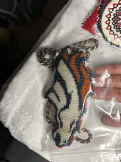 Broncos Beaded medallion