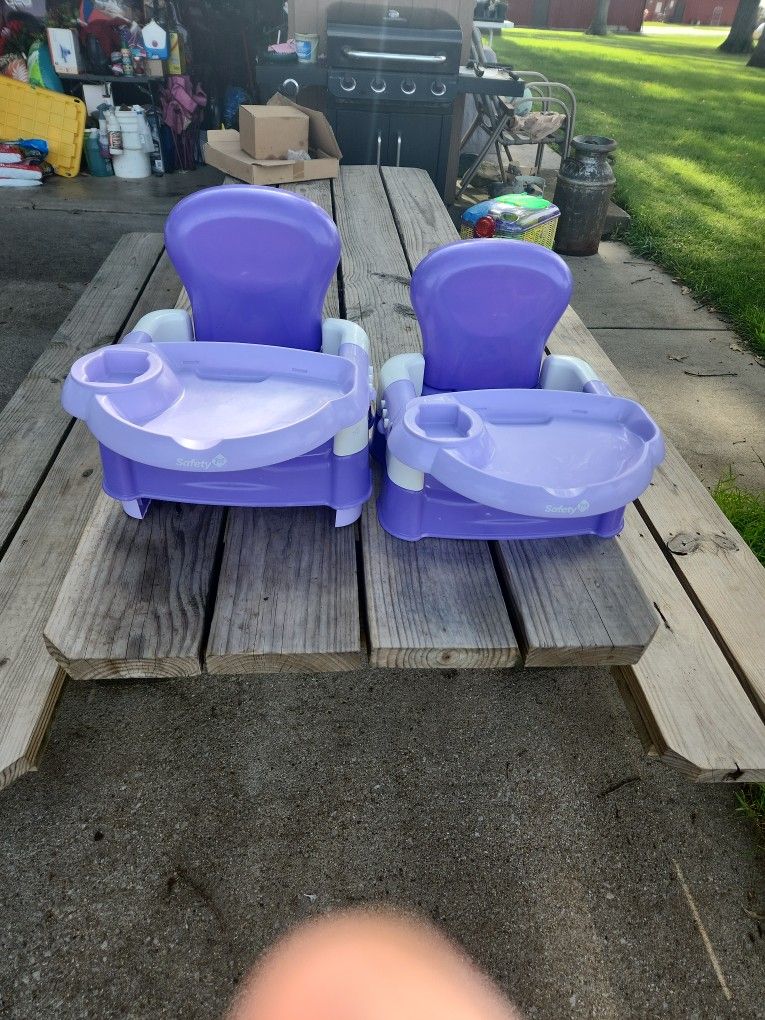 Compact Baby Booster Seat W/tray 