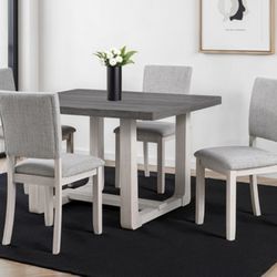 Brand New Grey 5pc Dining Table Set 