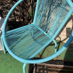 Beautiful teal chair 