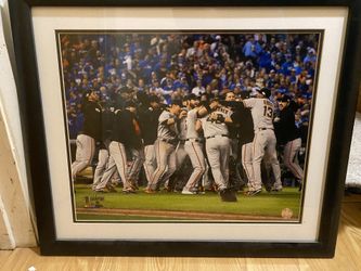 2014 SF Giants Framed World Series Photo