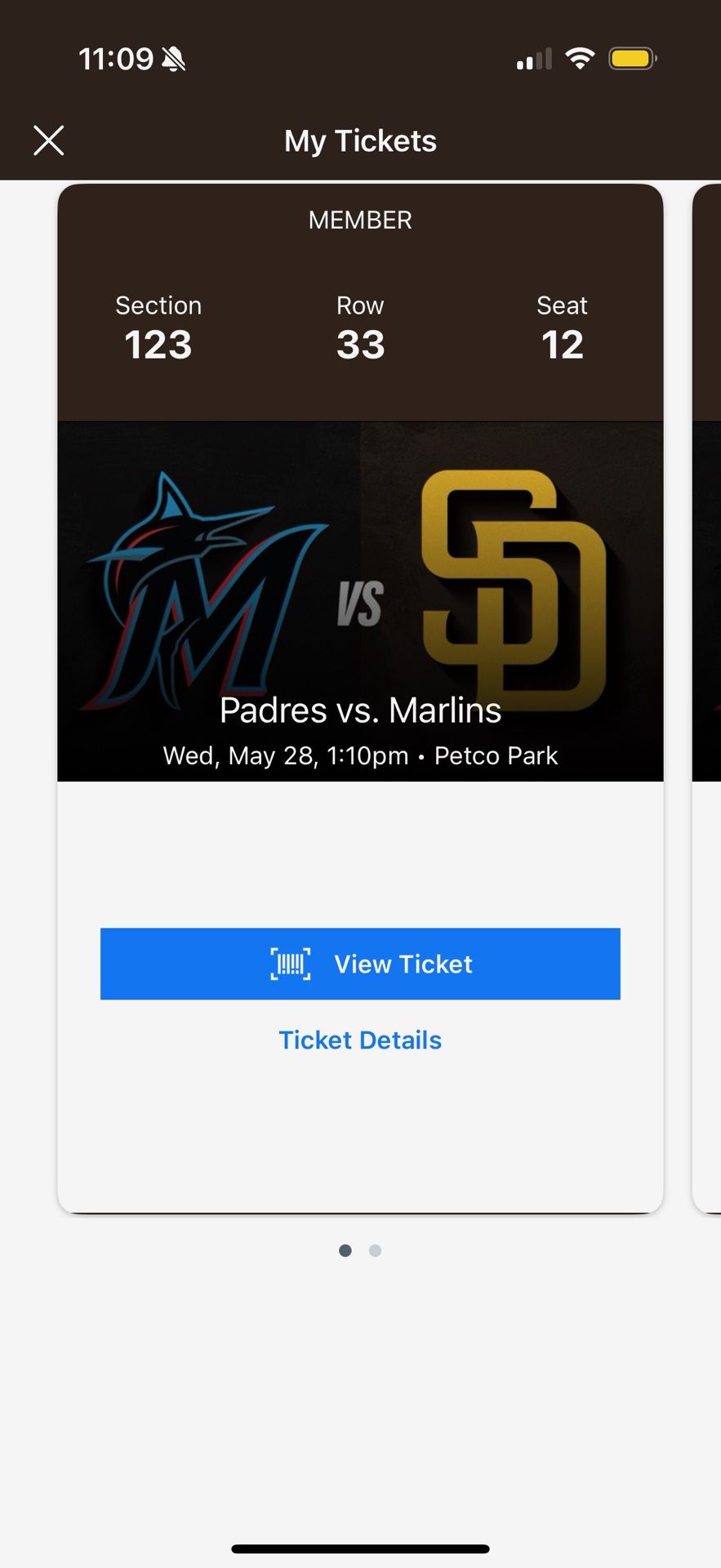 Padres Vs Marlins 5/28 110pm