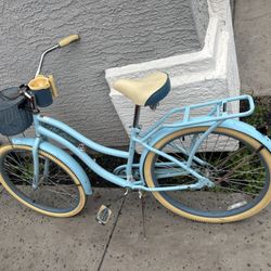 Huffy 26" Nel Lusso Cruiser Bike, Fits Riders 5'0"+, Light Blue, Adult, Women's