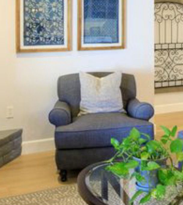 Blue Love Chair