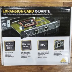 
Behringer X-DANTE 32-channel Dante Expansion Card