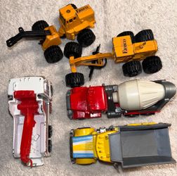 Vintage Miniature construction vehicles