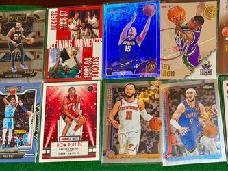 Sweet 🏀!! 10-Card NBA Basketball Lot – Jokic, Durant, Morant, Ray Allen, Brunson, Whitmore + More!