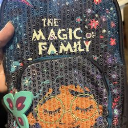 Disney Kids Backpack - Personalized Encanto Book Bag - Officially Licensed - Back to School Travel Tote Bag