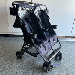 ZOE Double Lightweight Stroller w/ Accessories