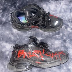 balenciaga graffiti runners 