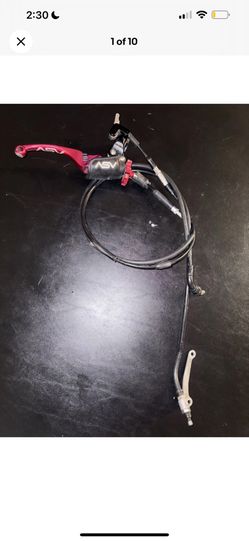 ASV C6 Series Pro Clutch Lever With Hot Start Black For Honda CRF250R 2004-2009