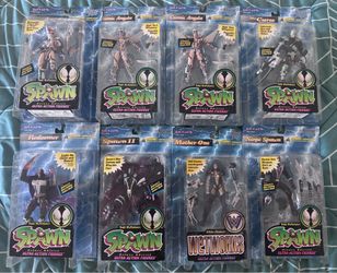 NIB - 1995 McFarlane Toys Collection / Lot of 8 - Spawn and Angela