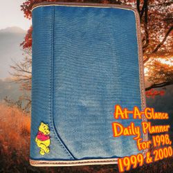 Vintage At-A-Glance® x "Winnie The Pooh" Planner ('98/'99 & Y2K)