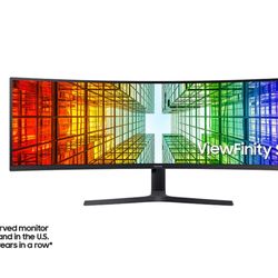 NEW Samsung 49" ViewFinity S95UA Dual QHD Curved Monitor