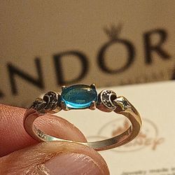 Pandora Disney Authentic Brand New Aladdin Princess Jasmines Crystal Stone Ring Size678 Available 