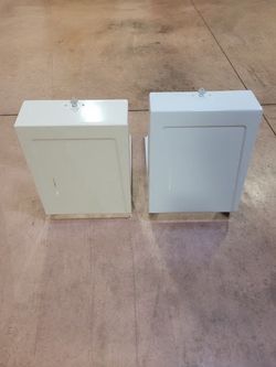 Pair of Wall-Mount Paper Towel Dispensers (Commercial / Heavy-Duty Metal) - Like New